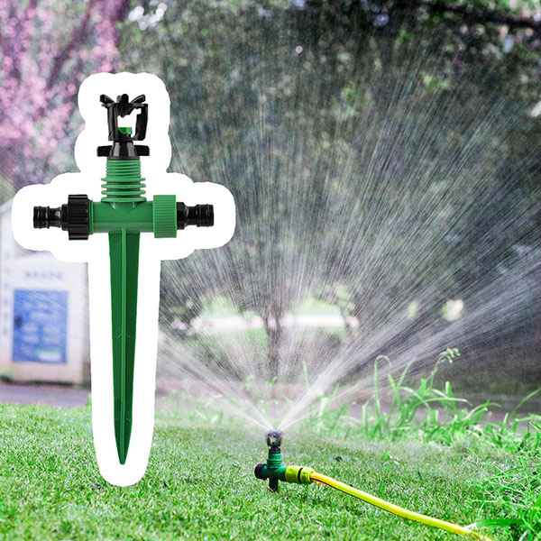 Water sprinkler displaying peg