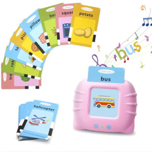 Kids learning talking flash card machine