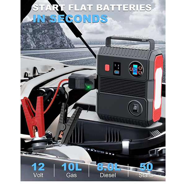 Rechargeable jump starter