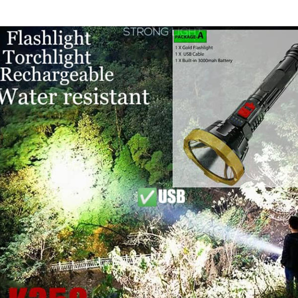 500 lumen rechargeable torch