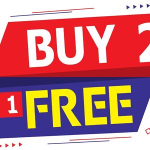 Buy 2 Get 1 Free (Promo)